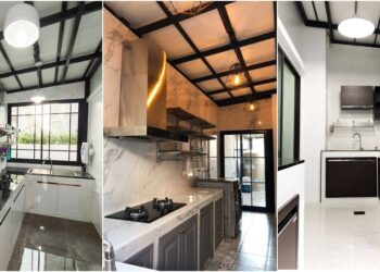 [10 Gambar] Dapur Basah “Extend” Belakang Rumah. Lawa & Menarik Sungguh!