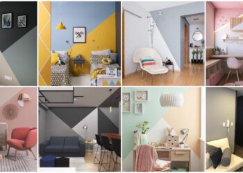 14 Idea Corak Geometri LAWA Untuk ‘Feature Wall’ Rumah. Boleh Cat Sendiri Jer!