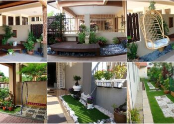 [30 Gambar] Idea Mini Landskap Simple Untuk Hias Laman Rumah.