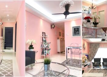 Dekorasi Apartment PPA1M (1000sqft). Tema Pink Pastel Yang Sangat Cantik!