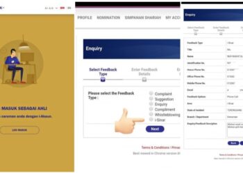 Cara Tukar Amaun i-Sinar Secara Online Melalui i-Akaun